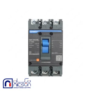 کلید اتوماتیک 100 آمپر CHINT غیرقابل تنظیم حرارتی-مغناطیسی (36KA) NXM-125F