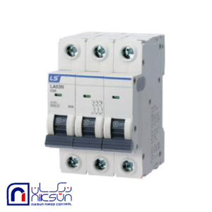 کلید مینیاتوری ،3 پل، 50 آمپر،6 کیلو آمپر سری LA63N