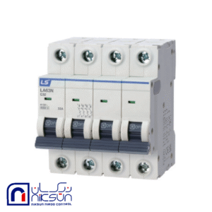 کلید مینیاتوری ،4 پل، 20 آمپر،6 کیلو آمپر سری LA63N