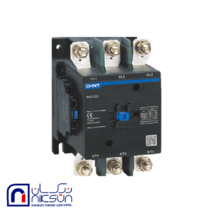 کنتاکتور 120 آمپر، 55 کیلووات، برند CHINT بوبین VAC 220 مدل NXC