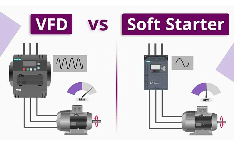 فرق سافت استارتر با درایو