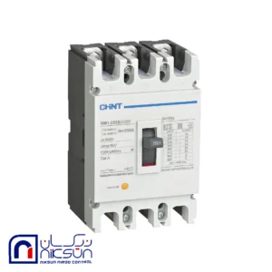 کلید اتوماتیک 160 آمپر CHINT غیرقابل تنظیم حرارتی-مغناطیسی (50KA) NM1-250H/3P/160A