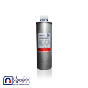 خازن سه فاز خشک سیلندری 440V – 25KVR برند POWELCO