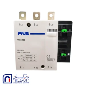 کنتاکتور 115 آمپر، 55 کیلووات، بوبین VAC 220،مدل PNC2