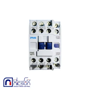 کنتاکتور 09 آمپر، 4 کیلووات، بوبین VAC 220، برند PNS مدل PNE